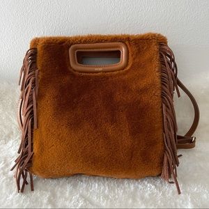 Maje M Faux Fur Bag | Color: Brown